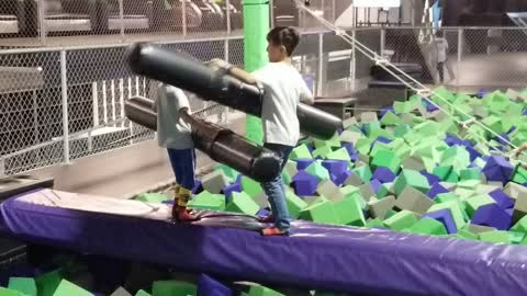 Kids at Jump zone