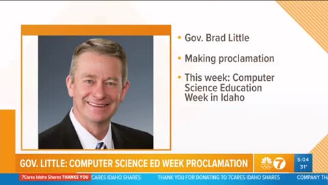KTVB News Reporting on Computer Science Education Week