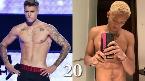 Justin Bieber vs Jaden Smith Transformation in the version 2018