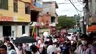 Marcha pacífica por brutal agresión a una mujer en el Sur de Bolívar