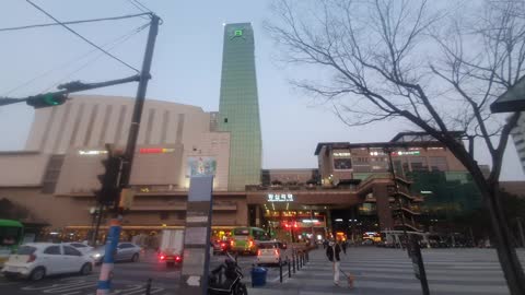 Seoul Wang sim ni station Night Street Video