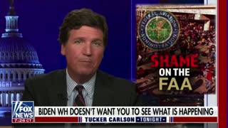 Tucker Carlson gives an update on the FAA grounding the Fox drone