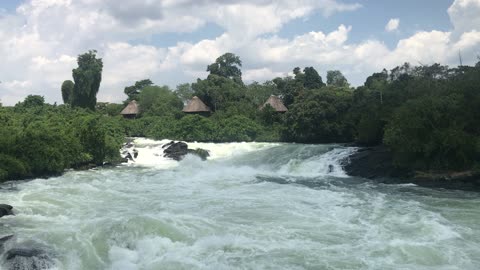 Itanda Falls at the source of the Nile.