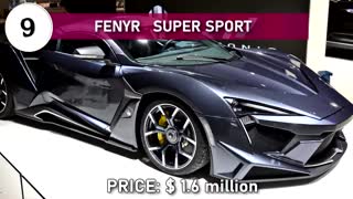 Top 10 most Amazing and Expensive Cars in the World