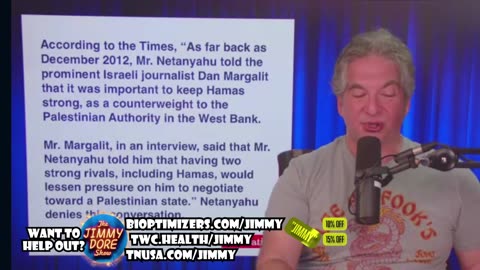 Why was Netanyahu behind Hamas?▮Jimmy Dore◈Due Dissidence
