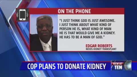 Police Officer Donates Kidney To Complete Stranger