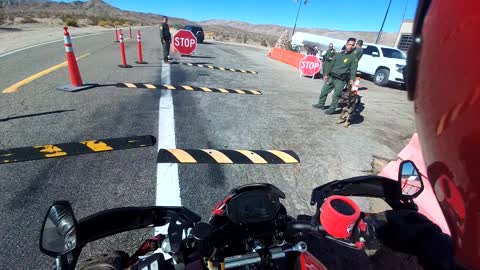 Meanwhile at the border #hypermotard #Ducati