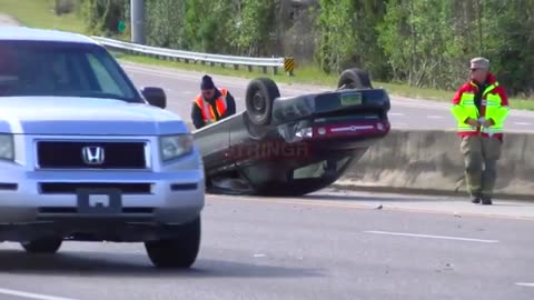 Driver Injured After Vehicle Rollover in Mobile, AL