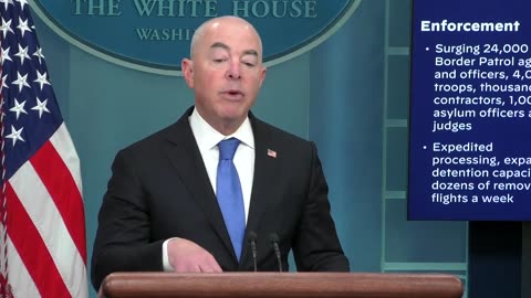 US Secretary of Homeland Security joins White House briefing as Title 42 is lifted - May 11, 2023