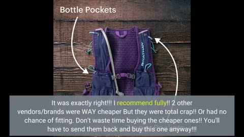 Buyer Feedback: Nathan Running Vest for Men and Women (7 Liters). TrailMix Hydration Pack with...