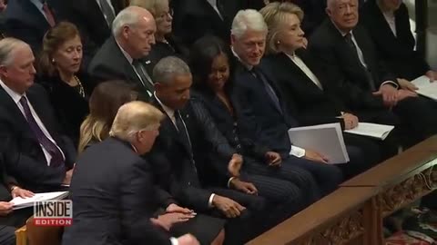 Lip Reader Reveals what Top Leaders said During president bush.s Funeral