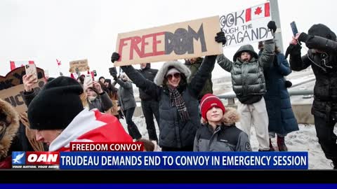 Canadian Prime Minister Trudeau demands end to Freedom Convoy in emergency session
