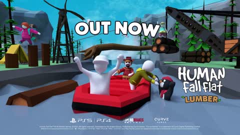 Human Fall Flat - Lumber Level Launch Trailer PS5 & PS4 Games