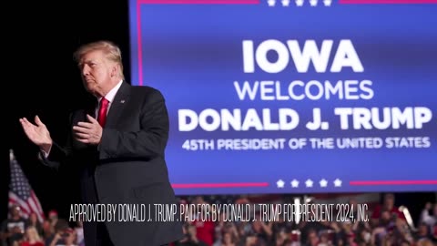 Trump 2024 Ad With Iowa Governor Kim Reynolds Praising Trump