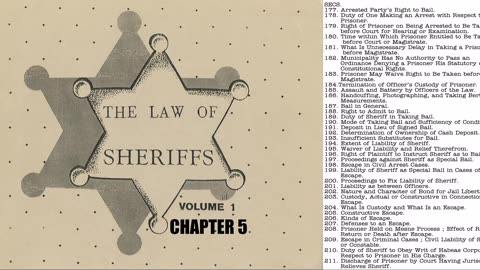 The Law of Sheriffs Chapter 5