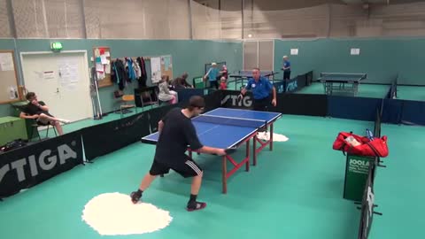 Ridiculous Ping Pong Shot Lands Where It Shouldn't