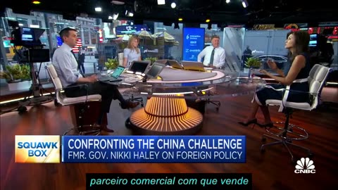 Nikki Haley e Joe Kernen sobre a China ser a 'maior ameaça que tivemos desde Pearl Harbor'