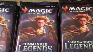 Cracking Packs 005 - Commander Legwnds Magic the Gathering Booster Box Game