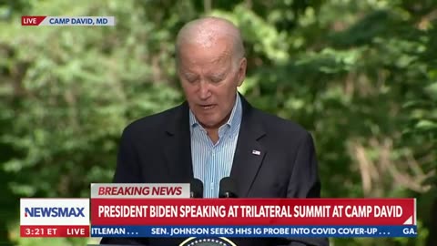 Biden meet with japnies pm South Korea president at camp devid
