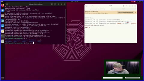 Vino VNC Remote Desktop Ubuntu 23.10 on Raspberry Pi