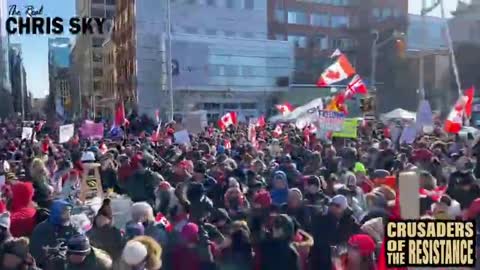 AMAZING SPEECH!! CHRIS SKY SPEAKS TO THE TRUCKER FREEDOM CONVOY IN OTTAWA.