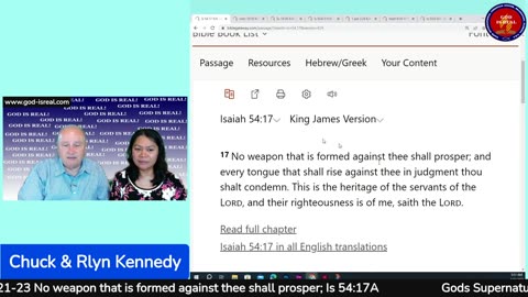 June 21, 2023 God's Supernatural Protection Day15 - Pastor Chuck Kennedy