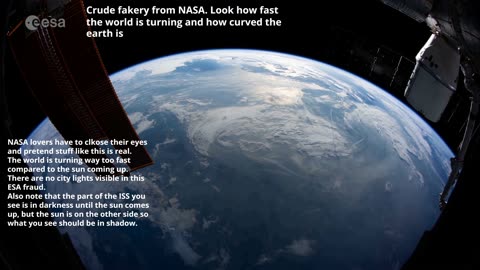 Sunrise Fakery from the ESA, NASA's partner in crime