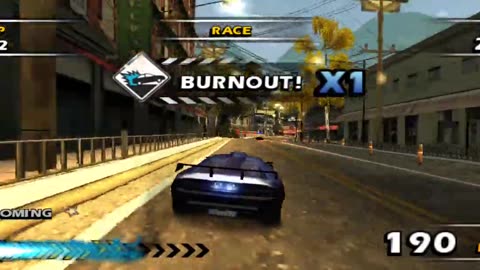 Burnout Dominator - World Tour Super Series Event 12 Race 2 Gameplay(PPSSPP HD)