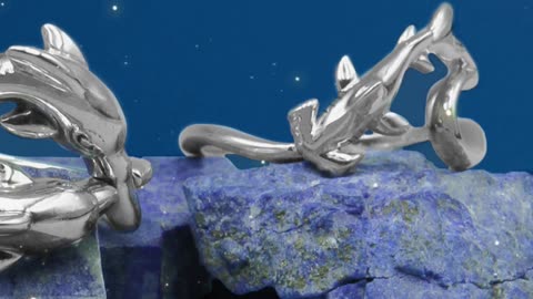Dive into Connection: Our Dolphin Bond Ring