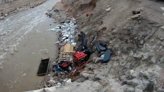 Flooded Homeless Las Vegas Tunnel