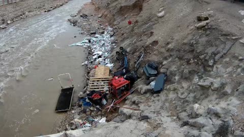 Flooded Homeless Las Vegas Tunnel