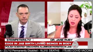 Eggs in jab Birth Living Beings in Body - Stew Peters & Dr. Jane Ruby - 10-16-21