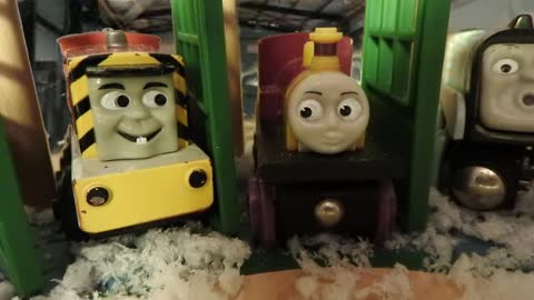 Thomas & Friends the Christmas Carol on the Wooden Railway