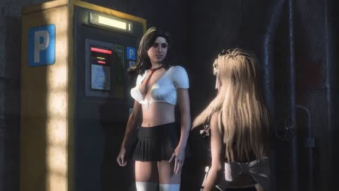 Resident Evil 2 Remake Lockne Sexy School girl _Biohazard 2 mod 4K