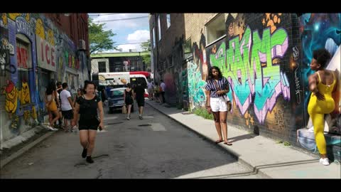 Graffiti Alley Toronto Ontario Canada 08 11 2019