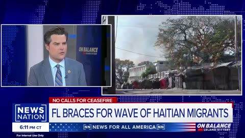 Rep Matt Gaetz | We Must Send Naval Vessels to Deter an Invasion from Haiti!
