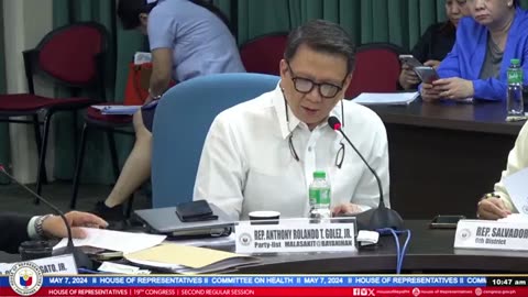 Philippine House of Representatives - Committee on Health - Part II - 2024/05/07