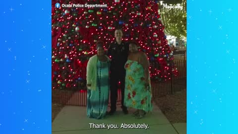 Ocala Police play _Secret Santa_ and give out $100 bills instead of tickets for Christmas