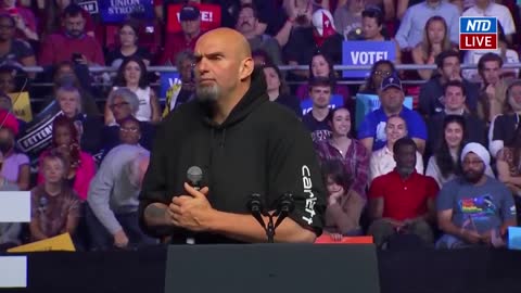Fetterman's Audience Has Second Thoughts Why They Showed up in the First Place