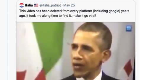 VIDEO OF OBAMA TALKING ABOUT THE NWO PLANS