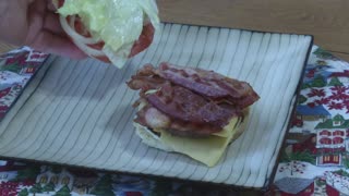 bacon double cheeseburger