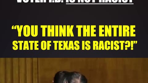 Ted Cruz thrashes Dem witness, proves voter I.D. is NOT racist.