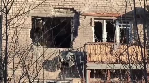 Ukrainian terrorists attacking civilian area
