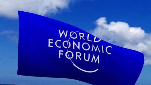 World Economic Forum Waving Flag