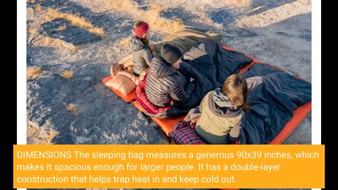 Buyer Reviews: TETON Sports Outfitter XXL Sleeping Bag; Warm and Comfortable for Camping