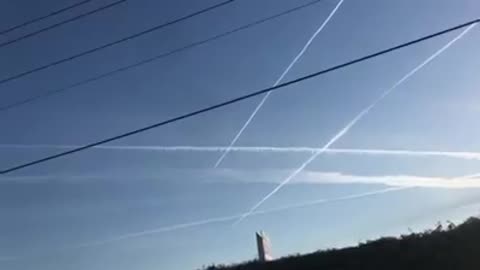 Nevermind those lines in the sky