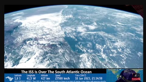 Earth From Space Stream June 9th, 2023 : Live Views from the ISS