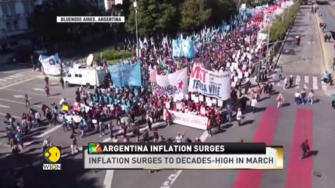 Argentina inflation surges to decades-high in March