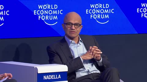 A Conversation with Satya Nadella, CEO of Microsoft Davos 2023
