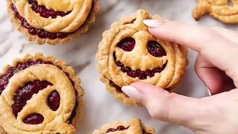 "Ghoulishly Good: Delight Trick-or-Treaters with Halloween Pies Bursting with Berry Chia Jam!"